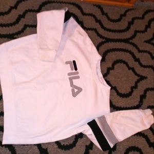 Fila's crop sweatshirt